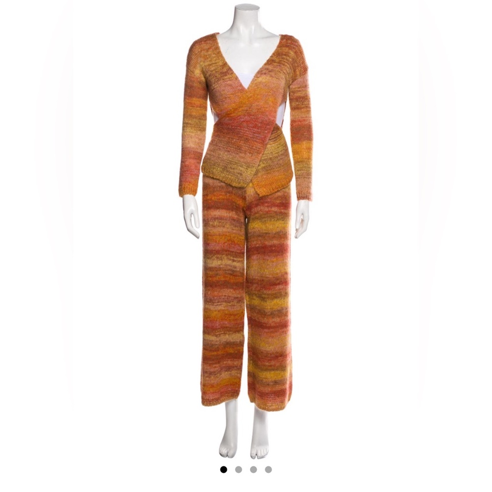 Cult Gaia Kora Knit Set Wide Leg Resort Matching Set S - Picture 13 of 15